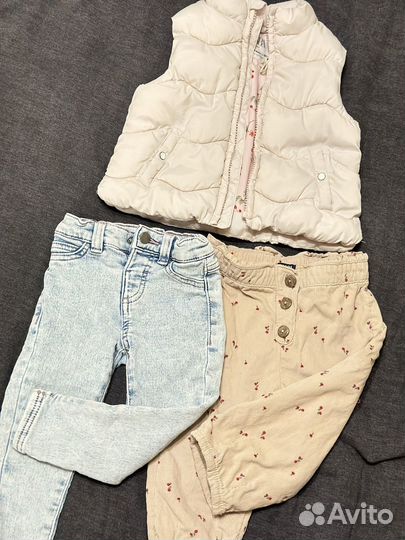 Одежда пакетом на девочку 80