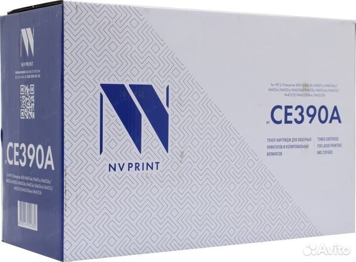 Картридж для принтера, лазерный CE390A чёрный