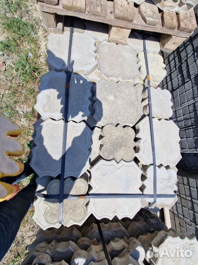Тротуарная плитка б/у