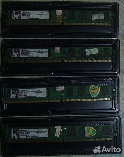 Оперативная память 2 gb ddr2 Kingston (4 шт)