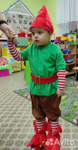 Новогодний костюм гнома