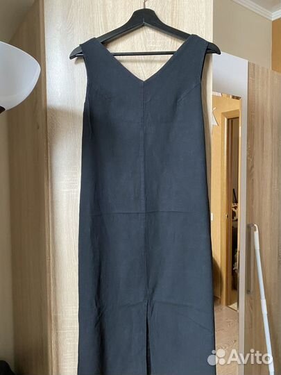 Платье из стираного льна