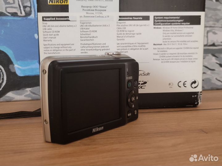 Фотоаппарат nikon cool pixels l23