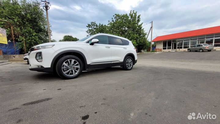 Hyundai Santa Fe 2.2 AT, 2019, 125 000 км