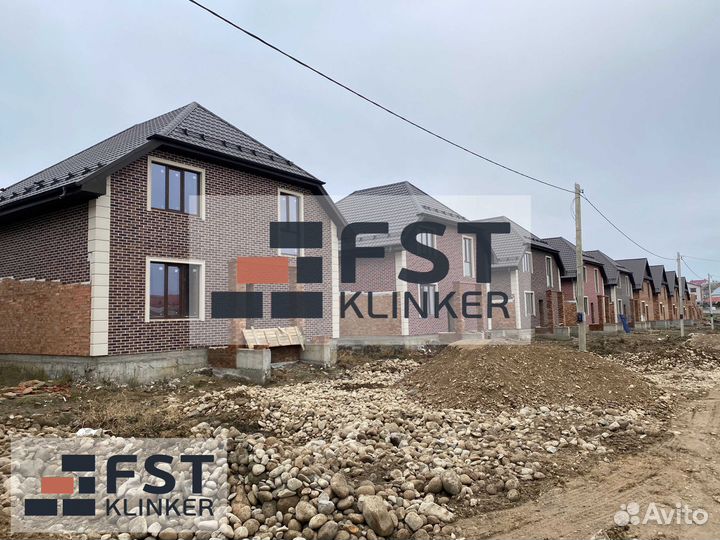 Гибкий кирпич на сетке с защитной пленкой «FST»