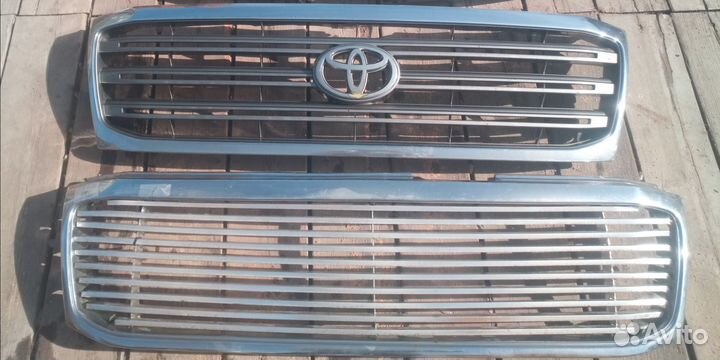 Решетка радиатора на toyota land cruiser 100