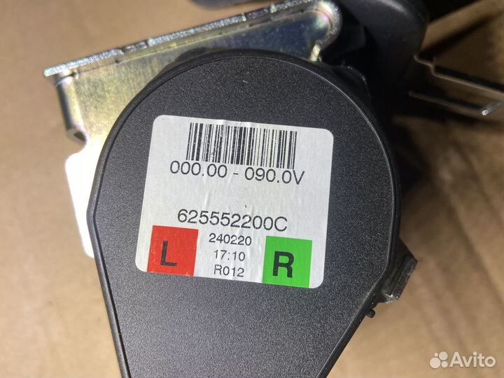 Ремень пассажира задний Рено Каптюр