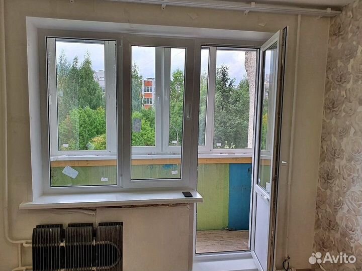 Балконные выходы. Балконный блок с окном
