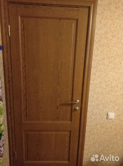 Двери межкомнатные с коробкой темный цвет