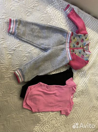 Вещи пакетом на девочку 74-80