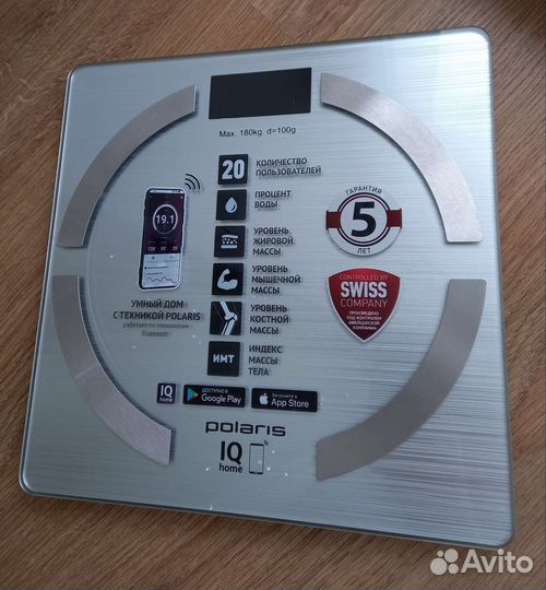 Весы напольные Polaris PWS 1886 IQ Home