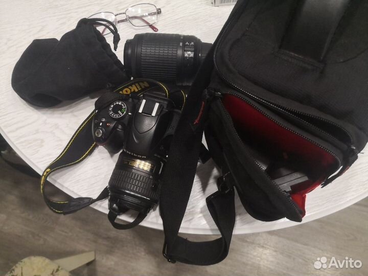 Фотоаппарат Nikon d3200 с двумя объективами
