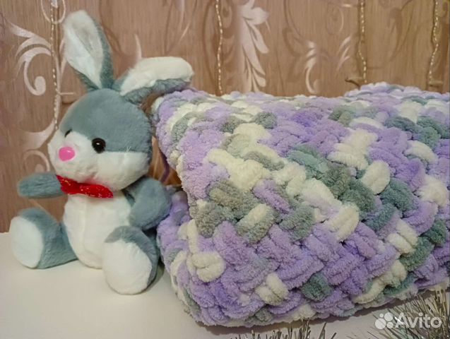 Плед из alize puffy