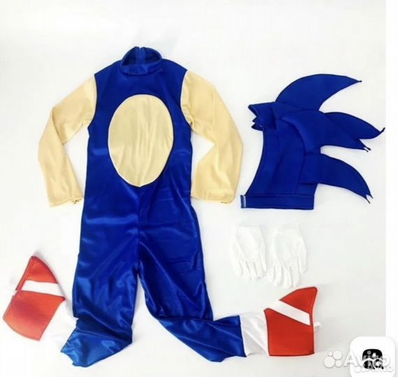 Костюм маскарадный новогодний Соник