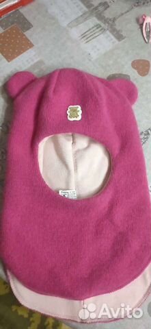 Шапка шлем для девочки зимняя