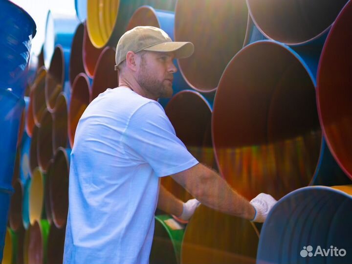 Бочка металлическая (цилиндрическая)