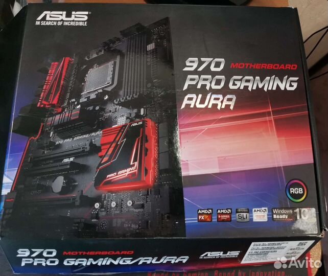 Материнская плата Asus 970 pro gaming aura
