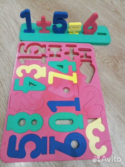 Обучающая мозаика азбука+математика