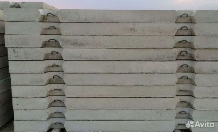 Бетонные плиты дорожные новые 3х1.75 опт