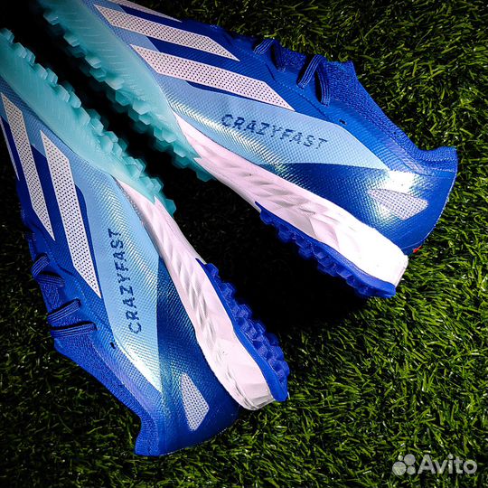 Сороконожки Adidas X crazyfast.1 TF Marine Rush Pa