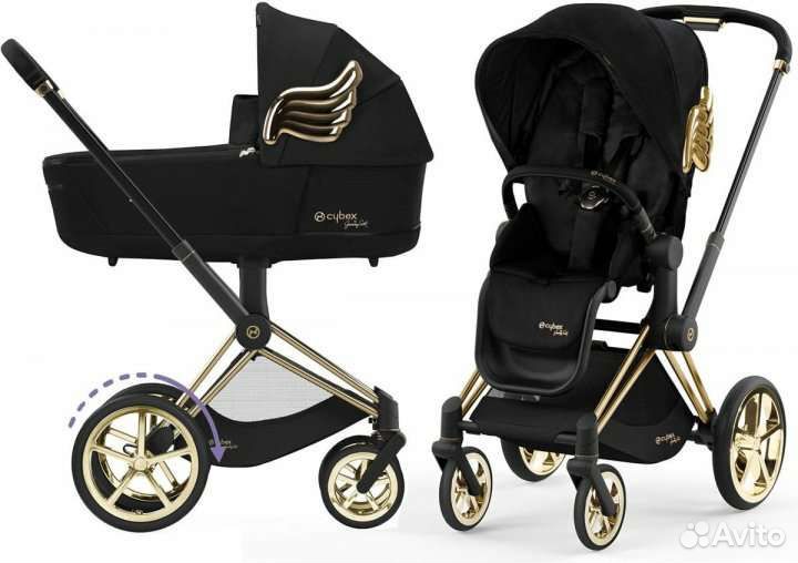 Cybex E Priam 4 Jeremy scott электро рама