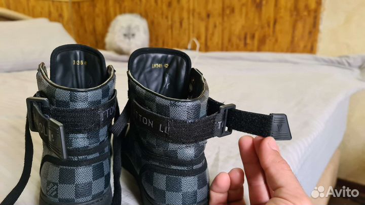 Louis vuitton оригинал, высокие кеды, сникерсы