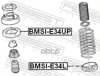 Проставка пружины верхняя Bmw 5 E34 1987-1995