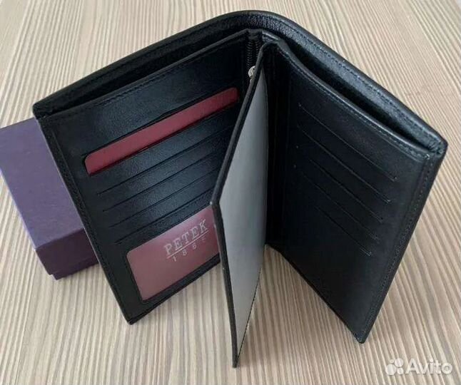 Кошелёк мужской вертикальный портмоне Petek