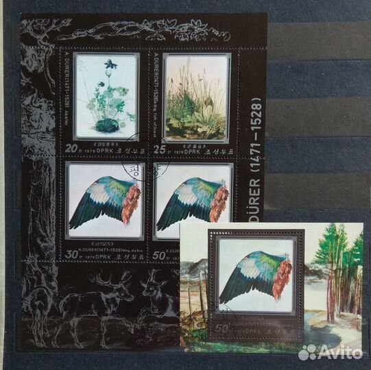 Почтовые марки живопись, искусство