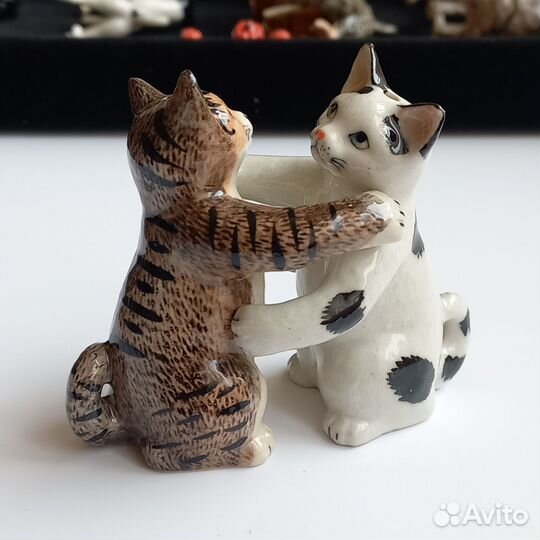 Фарфор Франция статуэтки кошки обнимашки.Эксклюзив