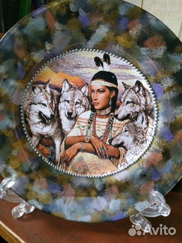 Декоративная тарелка декупаж