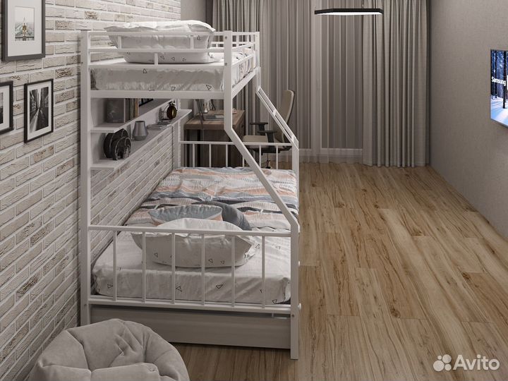 Кровать двухъярусная