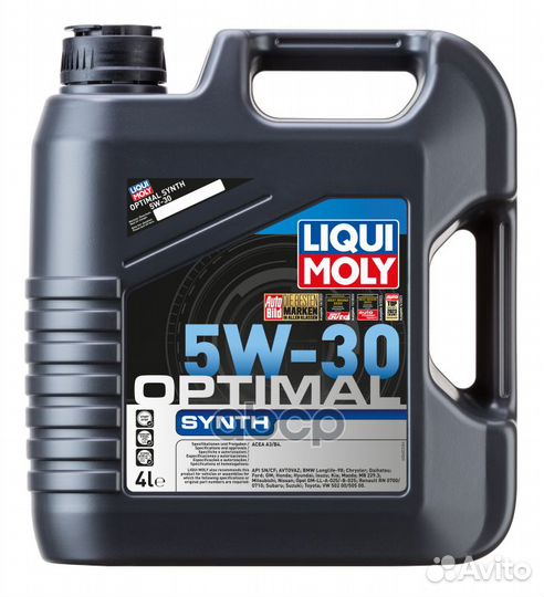 Масло моторное синт. liqui moly Optimal HT Synt