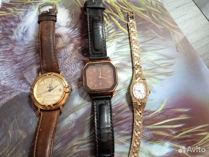 Часы карманные и наручные СССР