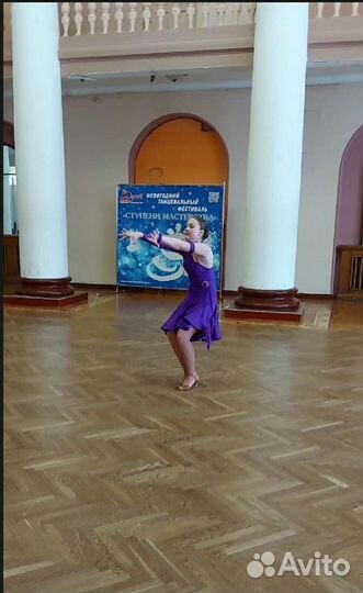 Платье для бальных танцев латина Юниоры 1