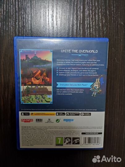 Minecraft ps5 диск