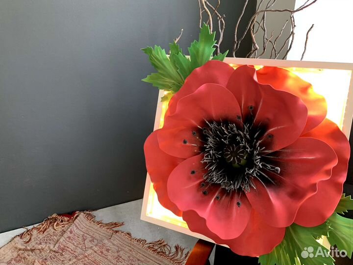 Цветок- светильник