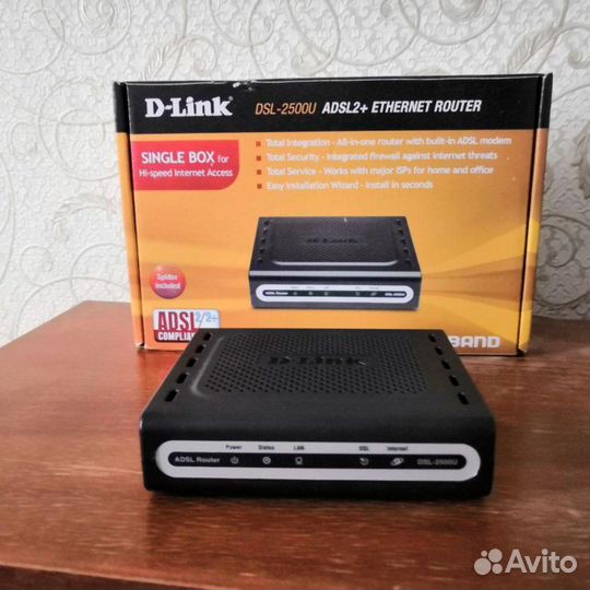 Маршрутизатор D-Link DSL-2500U