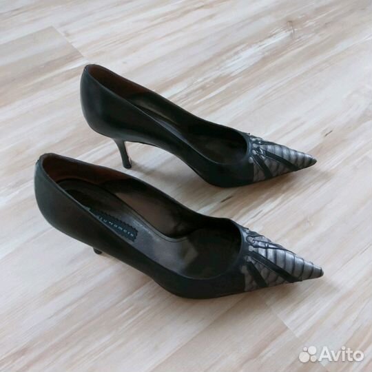Туфли-лодочки, кожа, р.40