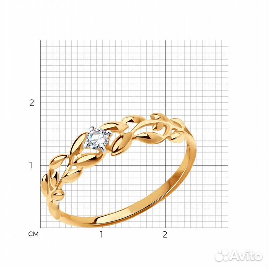 Золотое кольцо 585 пробы (Рассрочка)