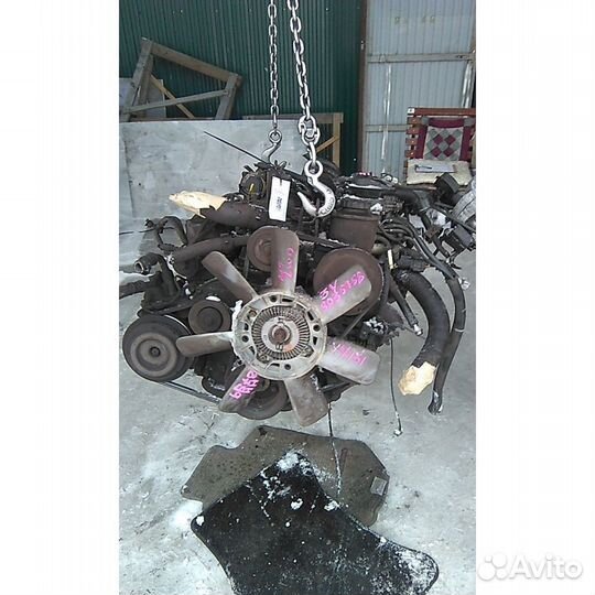 Двигатель двс с навесным toyota dyna YY131 3Y 1998