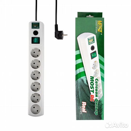 Сетевой фильтр Most RG 5м, удлинитель сетевой