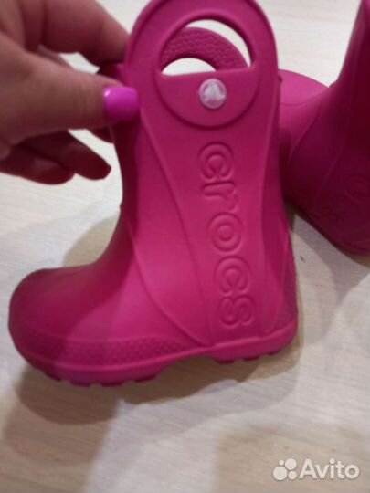 Резиновые сапожки crocs
