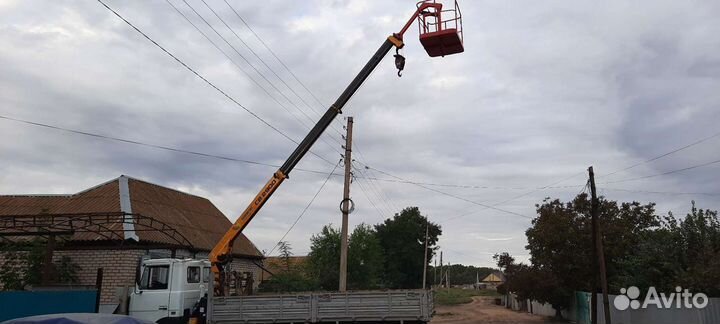 Аренда и услуги манипулятора, борт 5.2 т, 5.3 м