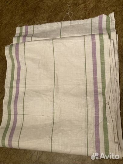 Отрезы тканей (х/б, лен, костюм.) новые (СССР)