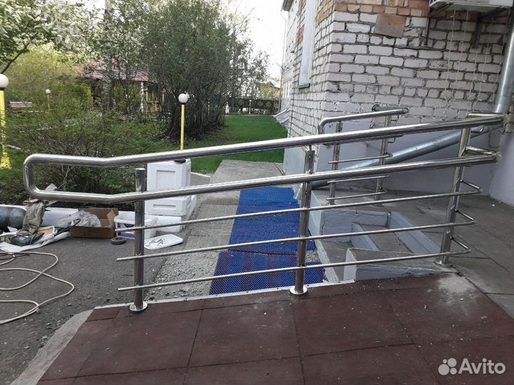 Ограждения, поручни из нержавеющей стали