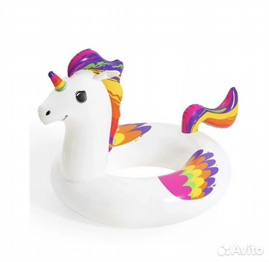 Надувной круг единорог