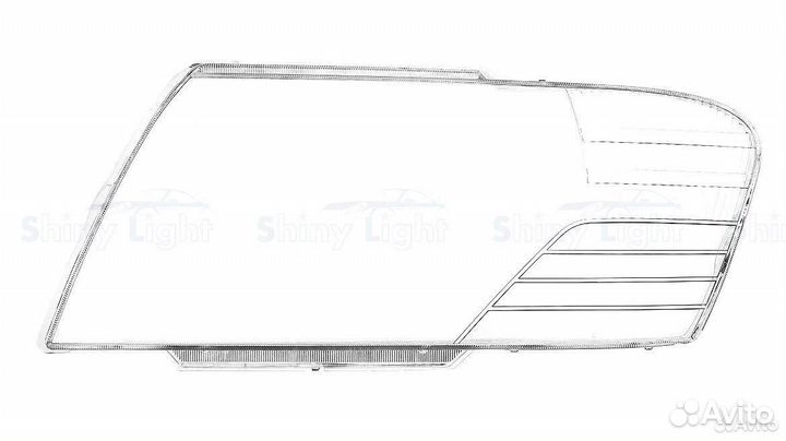 Стекло фары Mitsubishi Pajero III 1999 - 2006