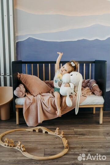 Детская кровать трансформер с маятником