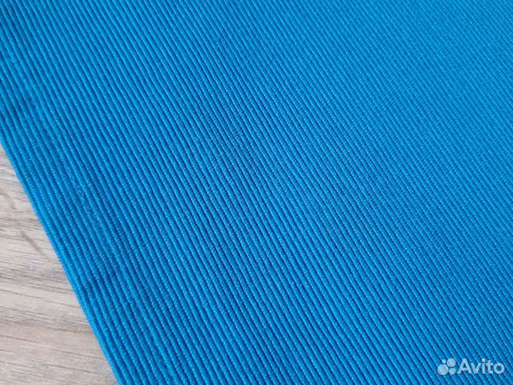 Дорожка/салфетка бирюзовая, хлопок 125*34. Гобелен